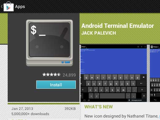 Что такое android terminal emulator?