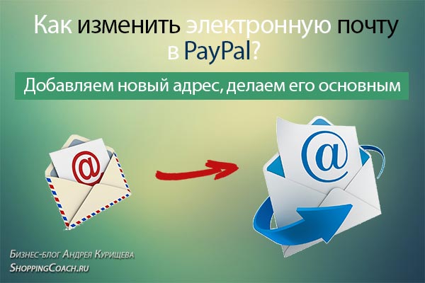 Paypal email address что это